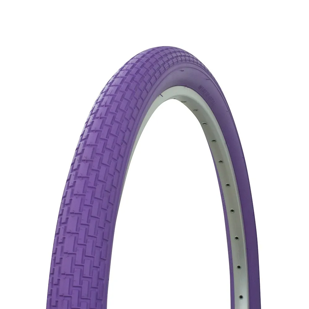 ENIX Bicycle Tire 26 x 2.125 inch Small Brick Pattern - Vintage Look, Inflates to 40 PSI