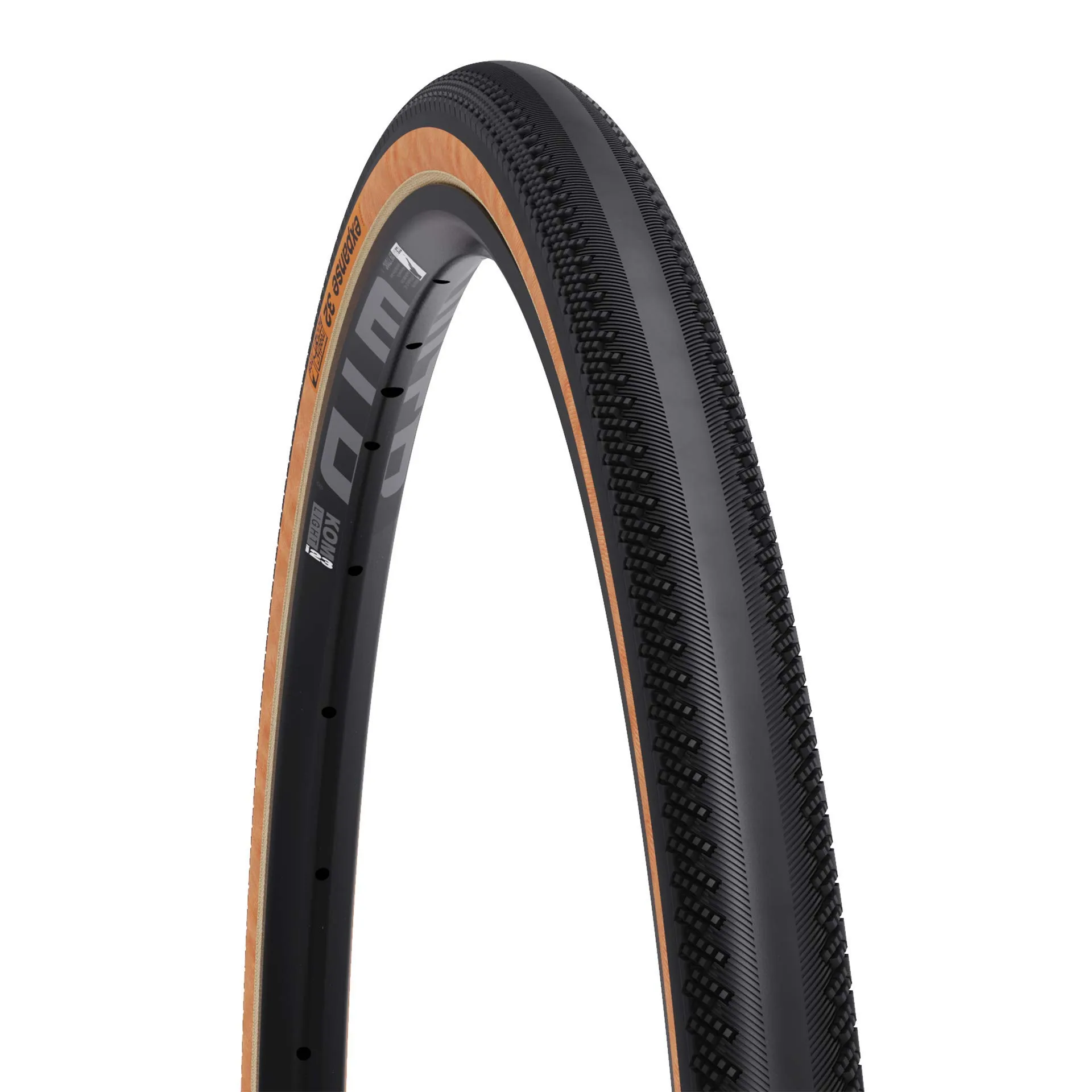 Expanse 700 x 32 Road TCS Tubeless Compatible Tire - High-Volume Tanwall for Comfort & Traction