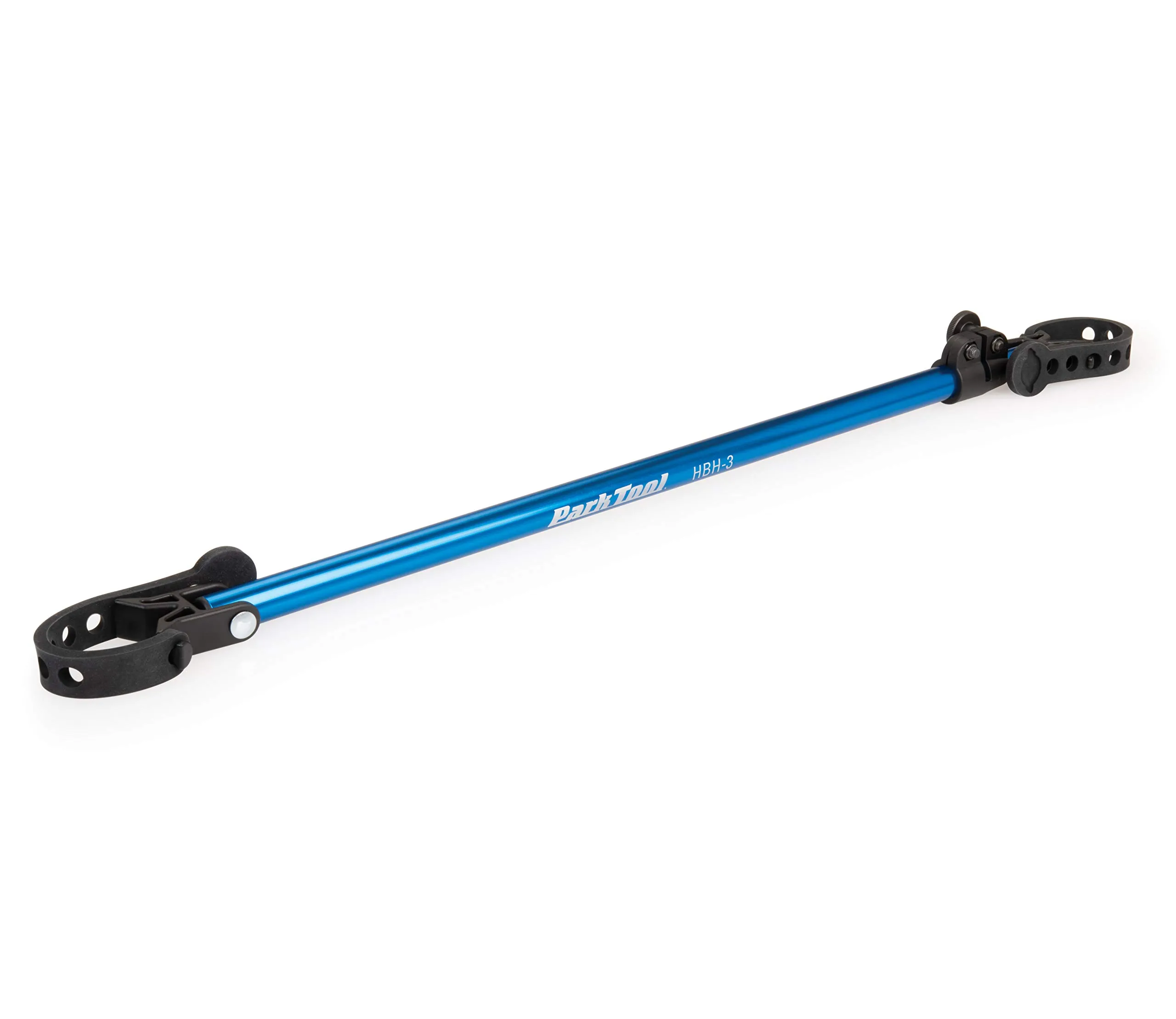Extendable Handlebar Holder HBH-3 by Park Tool - Blue, Fits 12mm to 60mm Tubes, Length 18”-32”