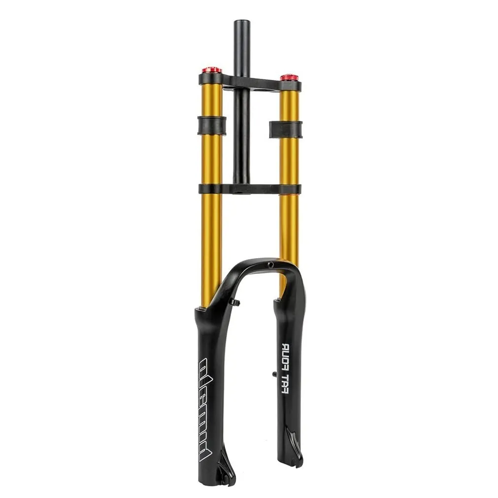 Fat Bike Fork 20' Air Suspension Fork for 20x4.0' Tires - Adjustable Rebound, Lightweight Design