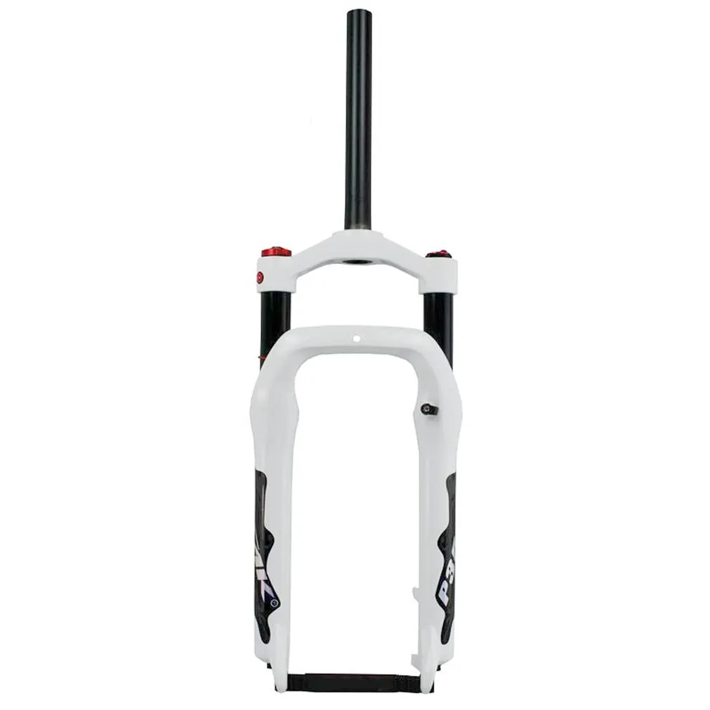 Fat Bike Fork 20' BMX E-Bike Suspension Fork 1-1/8' QR 9mm Manual Lockout for 4.0' Tires
