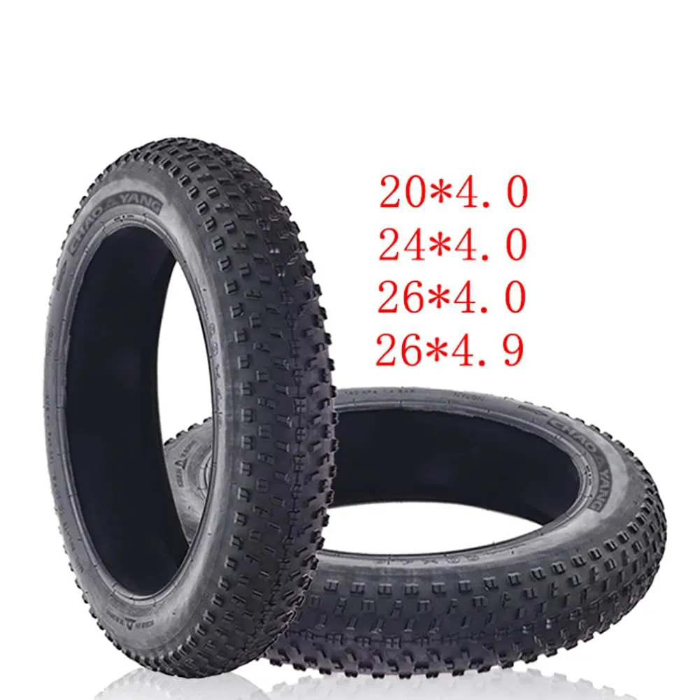 Widened Non-Slip Rubber Tires for Snow & Beach Vehicles, 20psi