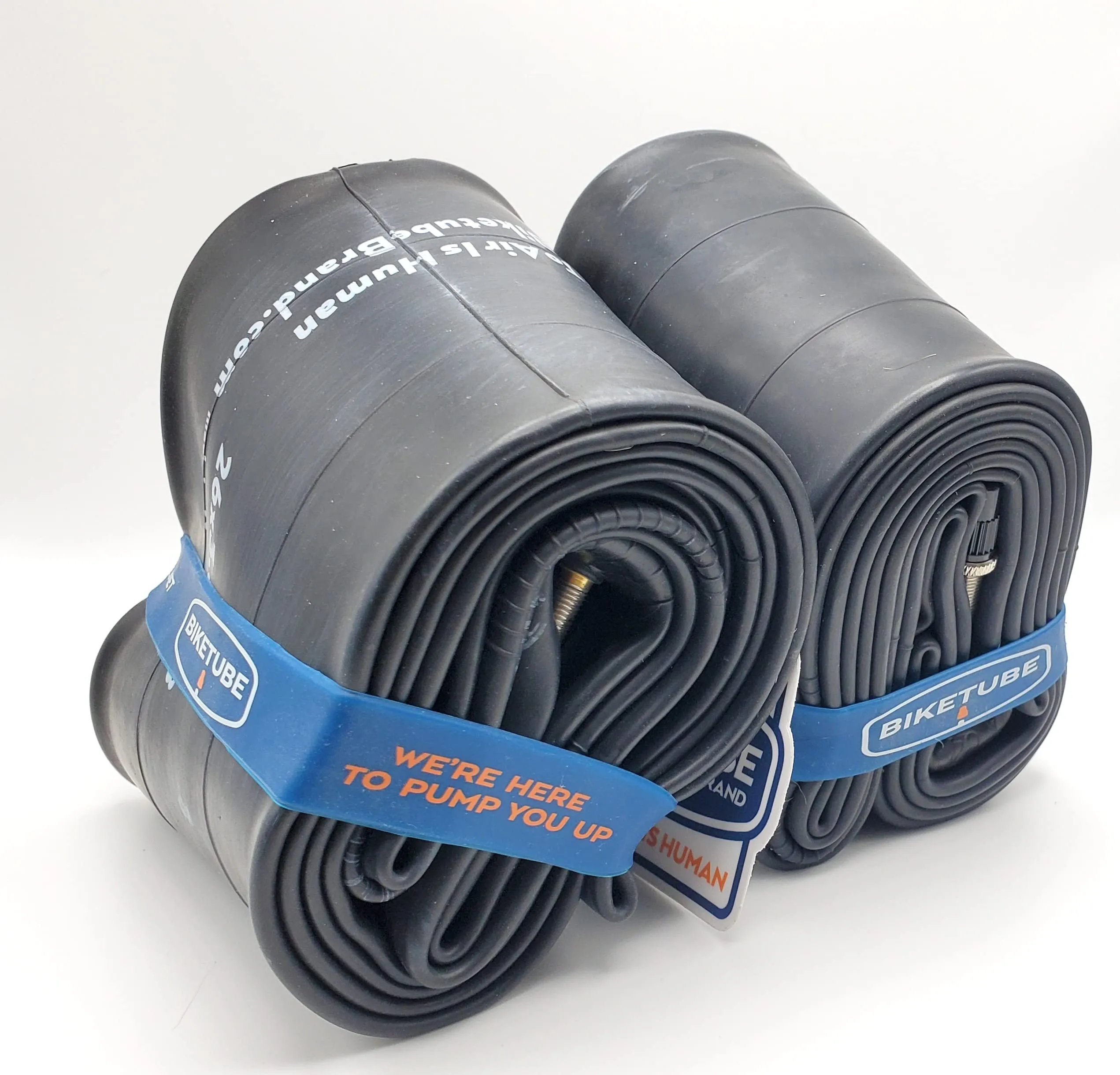 Fat Bike Tube 26 x 4 Presta - Super Value 2-Pack with 48mm Valve by Biketube Brand