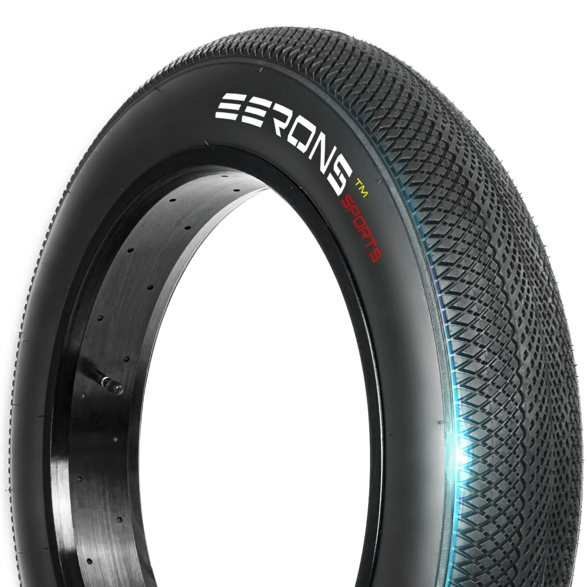 Fat Tire 20x4 Bicycle Tire - Puncture-Resistant, Enhanced Rolling Speed, Zero Rolling Resistance, E-Bike Compatible