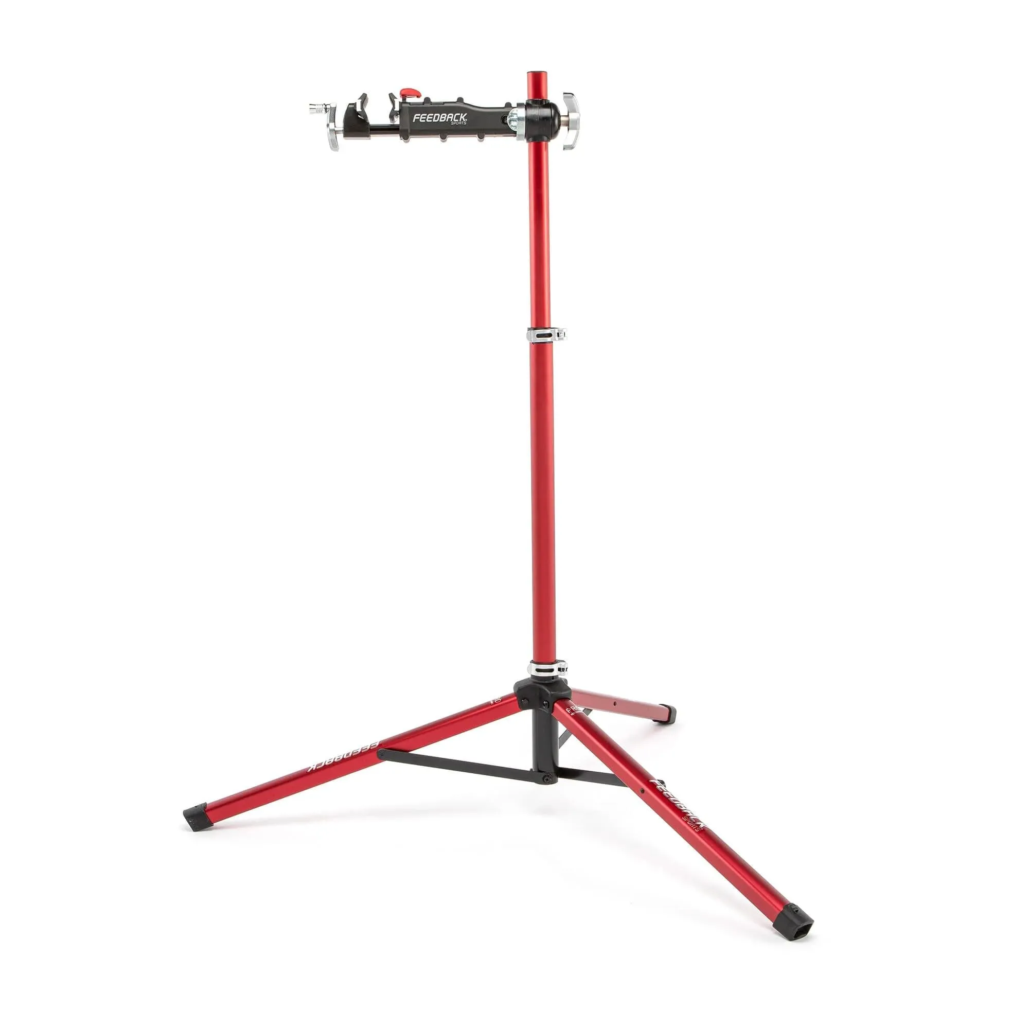 Feedback Sports Pro Mechanic Bike Repair Stand - Height Adjustable, Portable, 75lbs Capacity