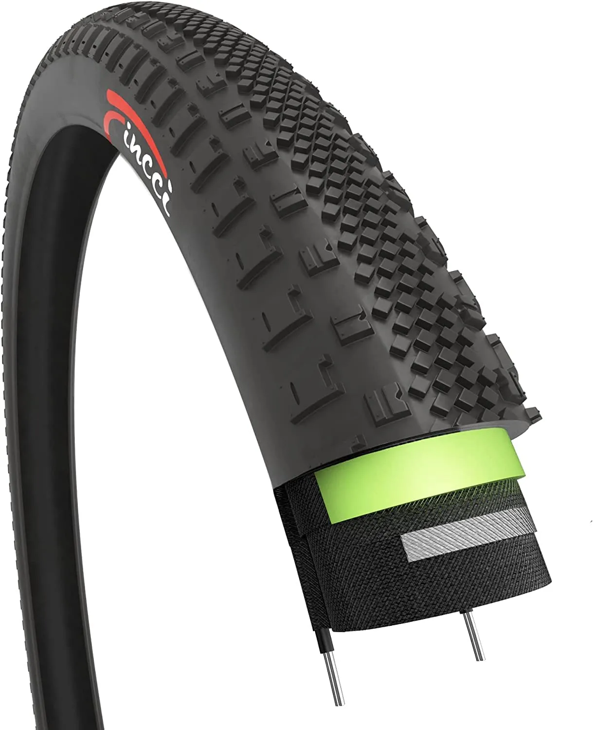 Fincci 700x38c Bike Tire - 40-622 Antipuncture Protection for Electric Gravel MTB Hybrid