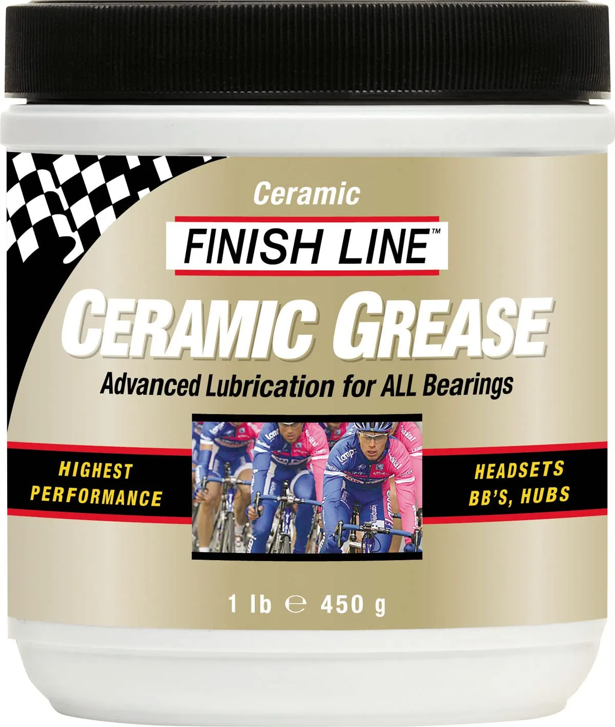 Finish Line Ceramic Grease 1lb Tub - Advanced Lubrication with Ceramic Technology for Smooth Performance
