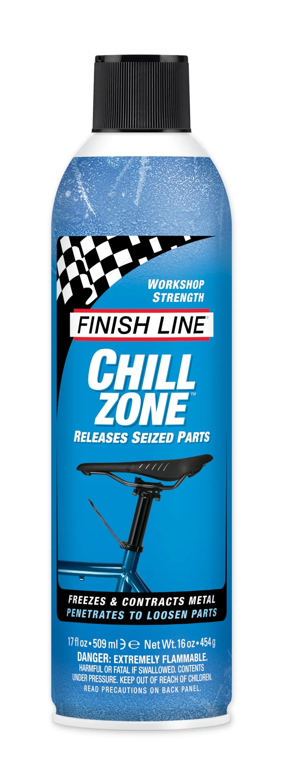 Finish Line Chill Zone Penetrating Lube Aerosol, 17 oz - Advanced Rust-Busting Lubricant