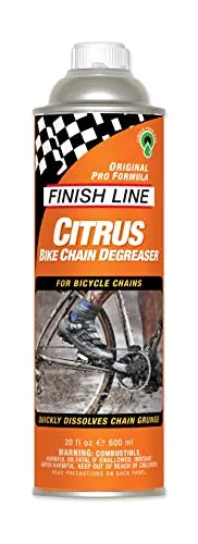 Finish Line Citrus Degreaser for Bicycles - Biodegradable, Non-Toxic Formula - 32oz