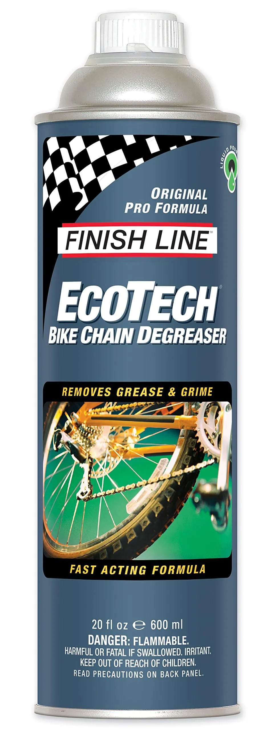 Finish Line Ecotech Bicycle Degreaser 20OZ Pour Can - Biodegradable & Safe for All Components