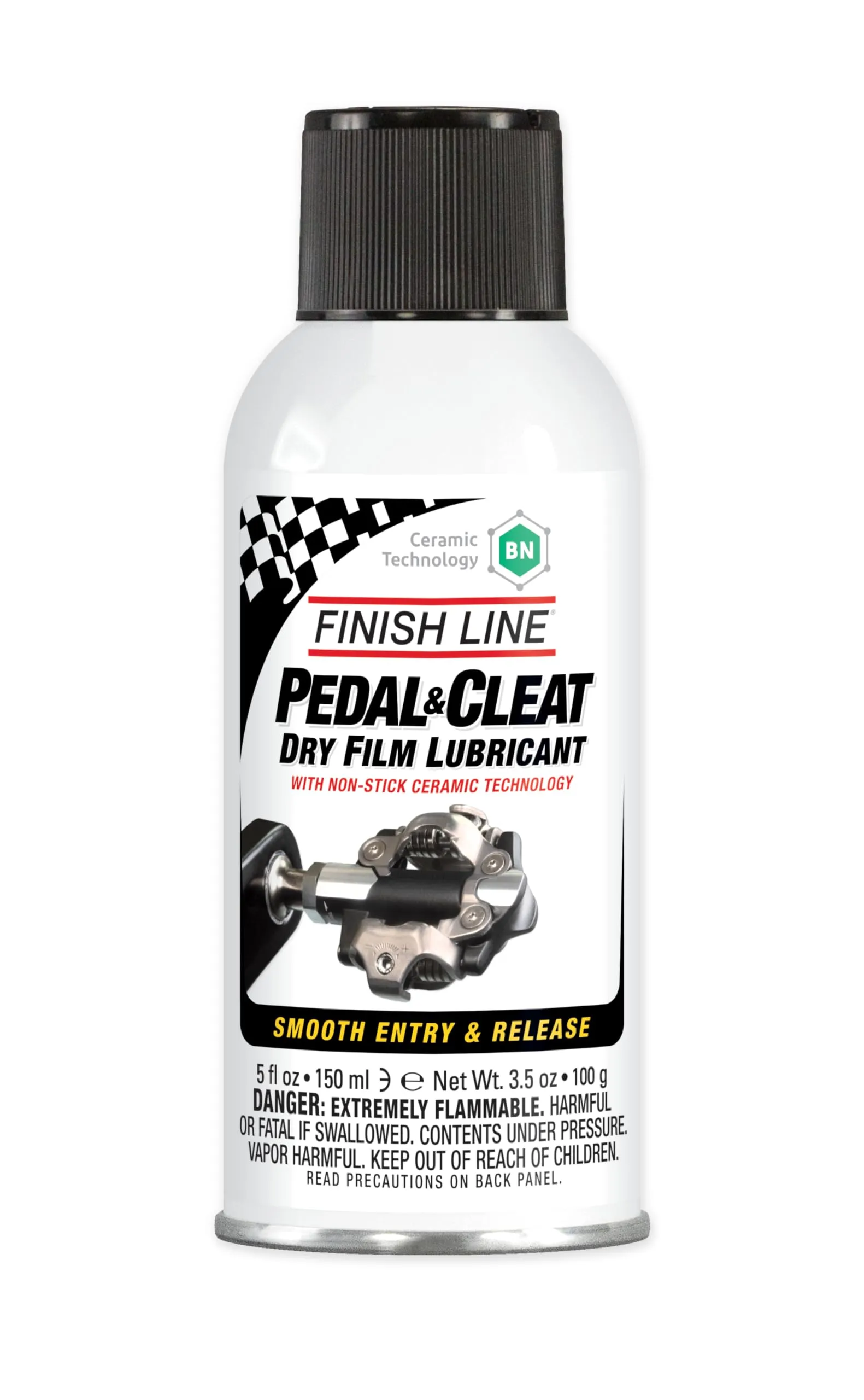 Finish Line Pedal and Cleat Dry Film Lubricant Aerosol, 5-Ounce - Superior Cycling Lubrication