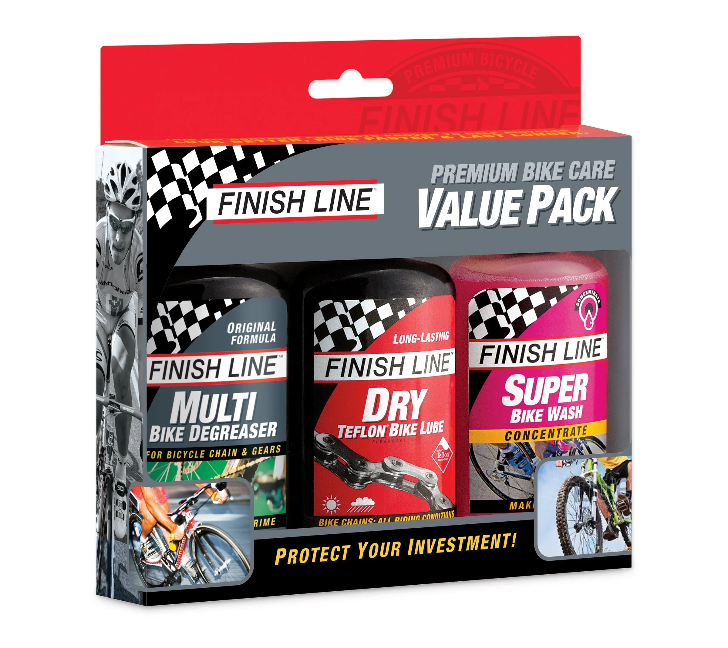 Finish Line Premium Bike Care Value Pack - 12oz
