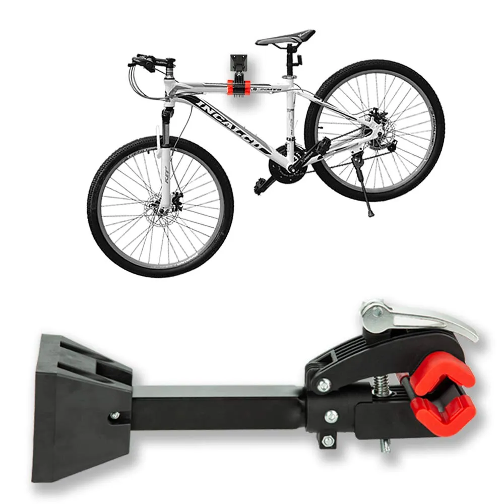 Foldable Bicycle Repair Stand Wall Mount Rack for Easy Maintenance and Space Saving