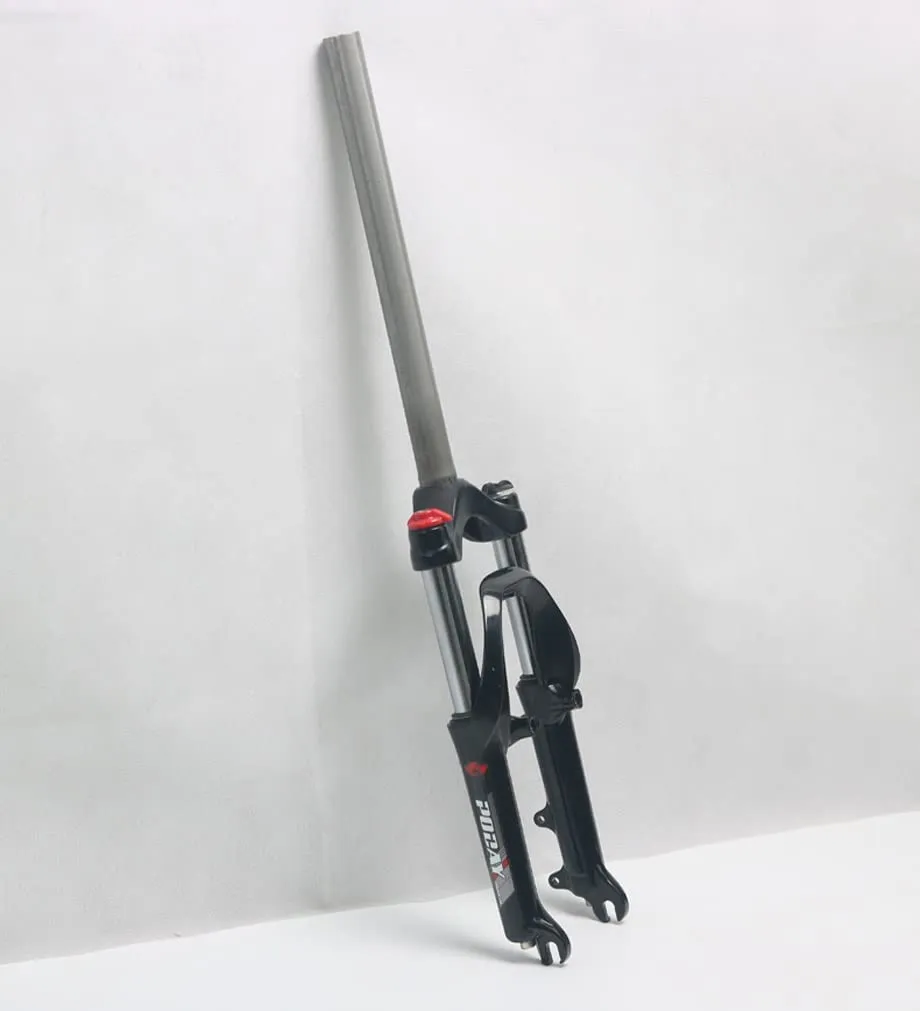 Folding Bike Suspension Fork 20' Oil Spring 80mm Travel with Disc and V-Brake Compatibility