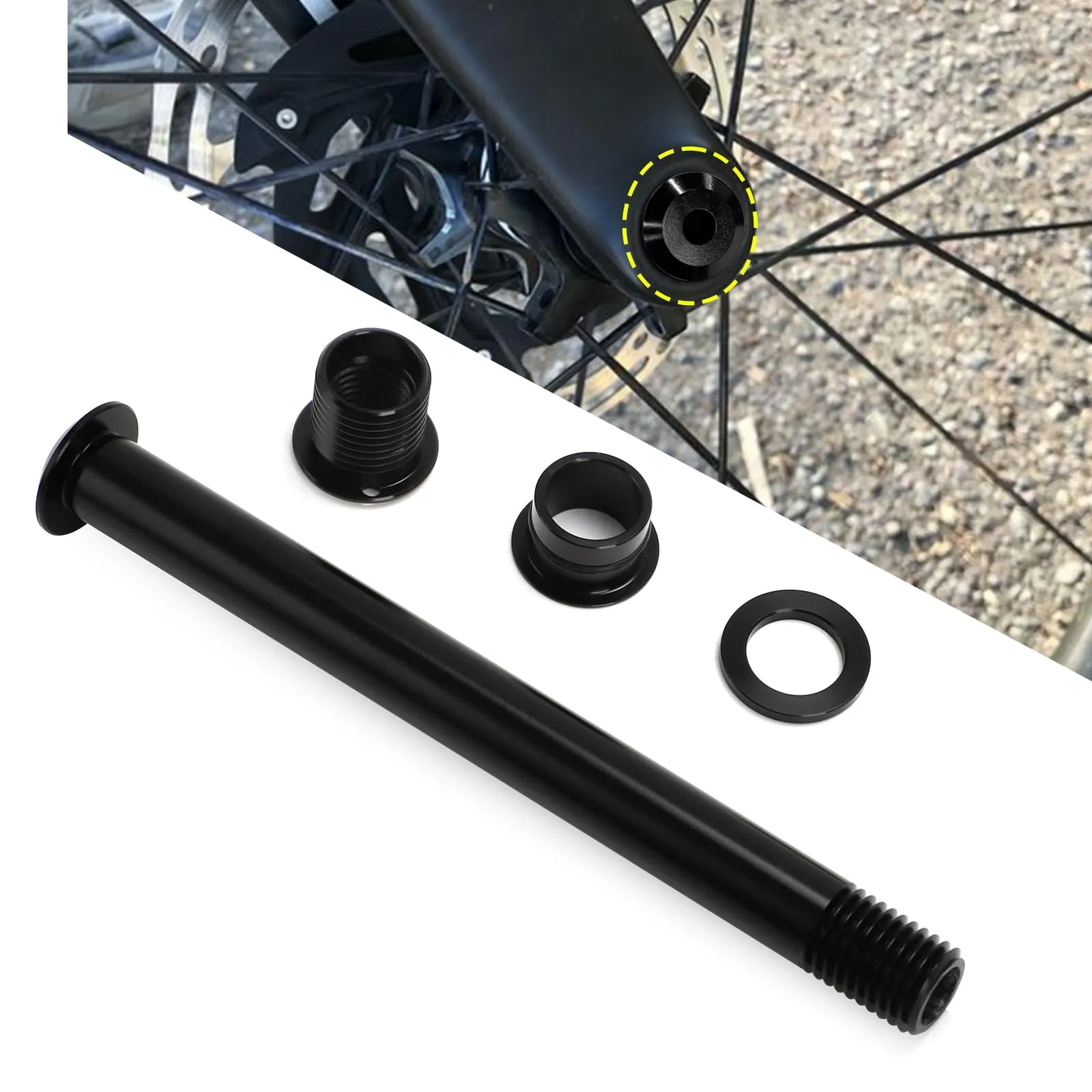 Fork Conversion Kit 15mm to 12mm for Niner GT Whisky Kona Jamis Norco Felt Rose Viner