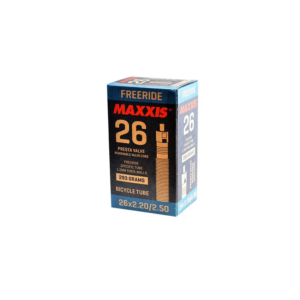 Freeride/DH Light Fahrrad Schlauch 26' - MAXXIS, 1.2mm Thick, Puncture Resistant, Removable Valve Core