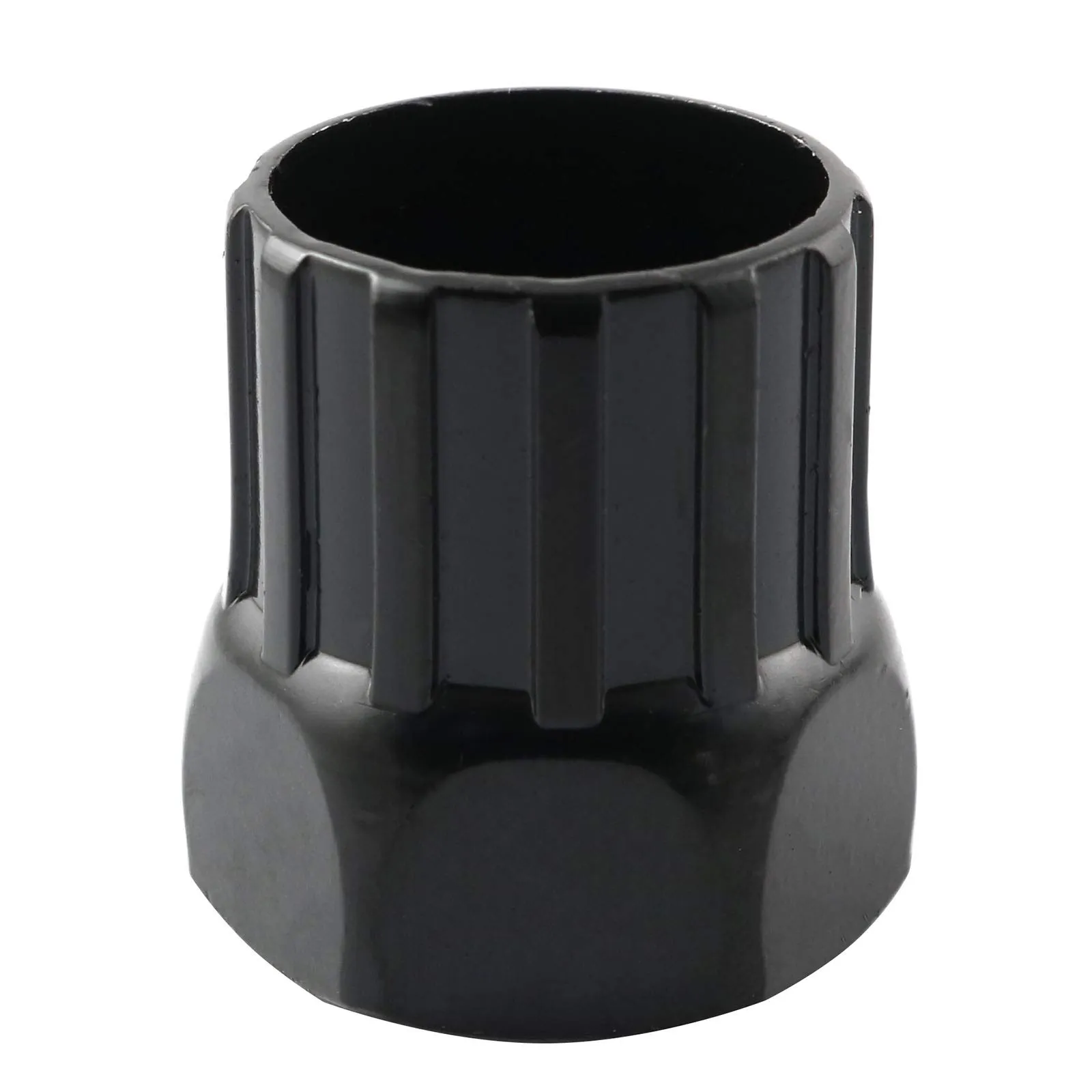 Freewheel Remover Tool for Bicycles - Black Carbon Steel Flywheel Socket for Easy Repairs