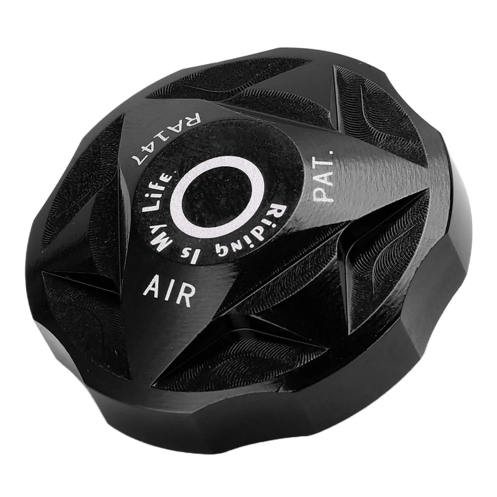 Front Fork Air Chamber Cap - High Strength Aluminum Alloy, Anti-Rust Valve Cover for Bikes