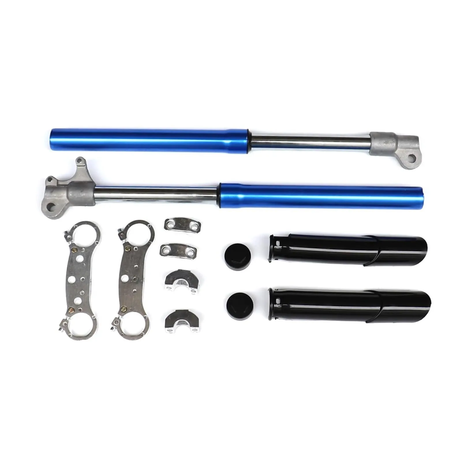 Front Fork Shock Absorber Suspension Kit for Mini Moto 49cc Dirt Bike - Blue Color, High Quality