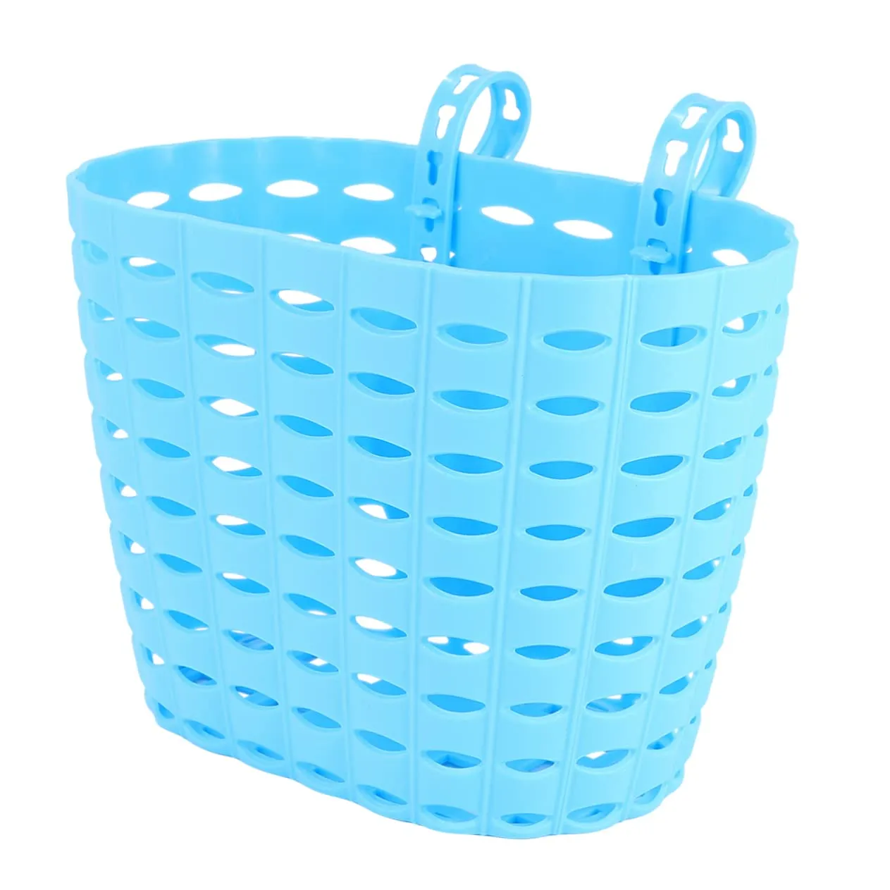 GANAZONO Sky-Blue Bike Storage Basket - Durable, Lightweight & DIY-Friendly for Kids