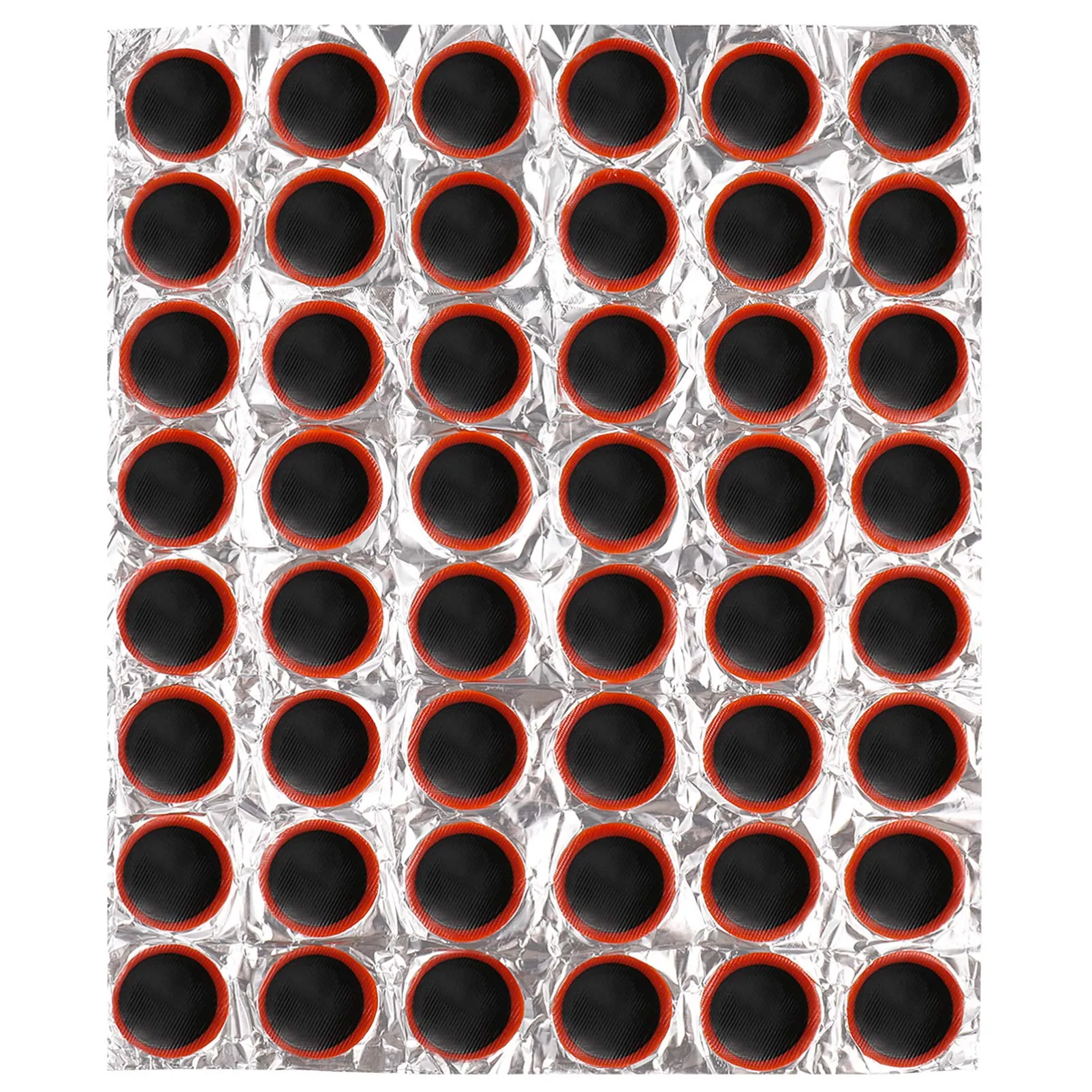 Garneck 48pcs 30mm Tire Patch Repair Kit for Bicycle and Motorbike - Durable Rubber Patches