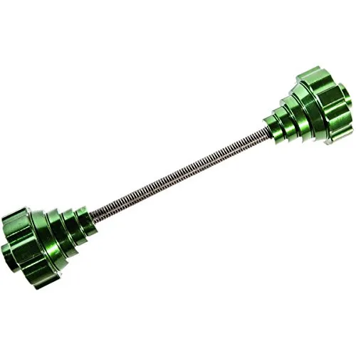 Geiszler Truing Stand Adaptor Green for Thru-Axles - One Size, Compatible with All Fitments