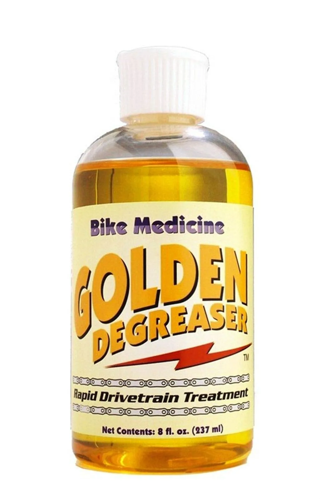 Golden Degreaser Industrial Strength Bike Cleaner - Biodegradable, Non-Toxic, 8 oz Bottle