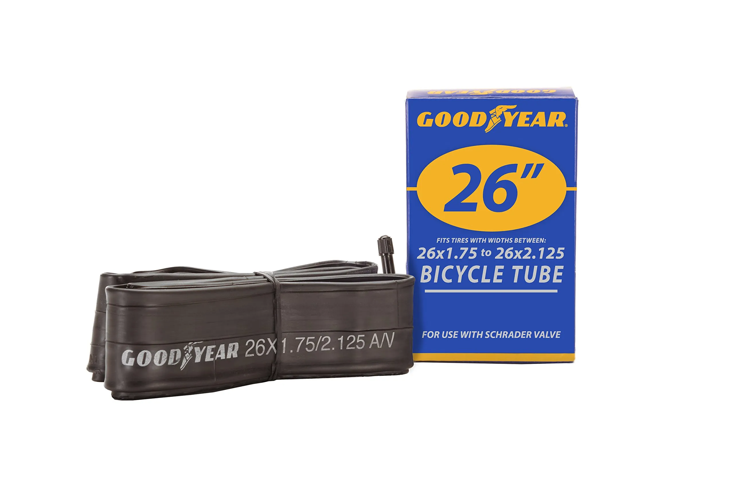 Goodyear 29 X 1.75/2.125 Bicycle Tube - Premium Rubber Construction, Reduced Rolling Resistance