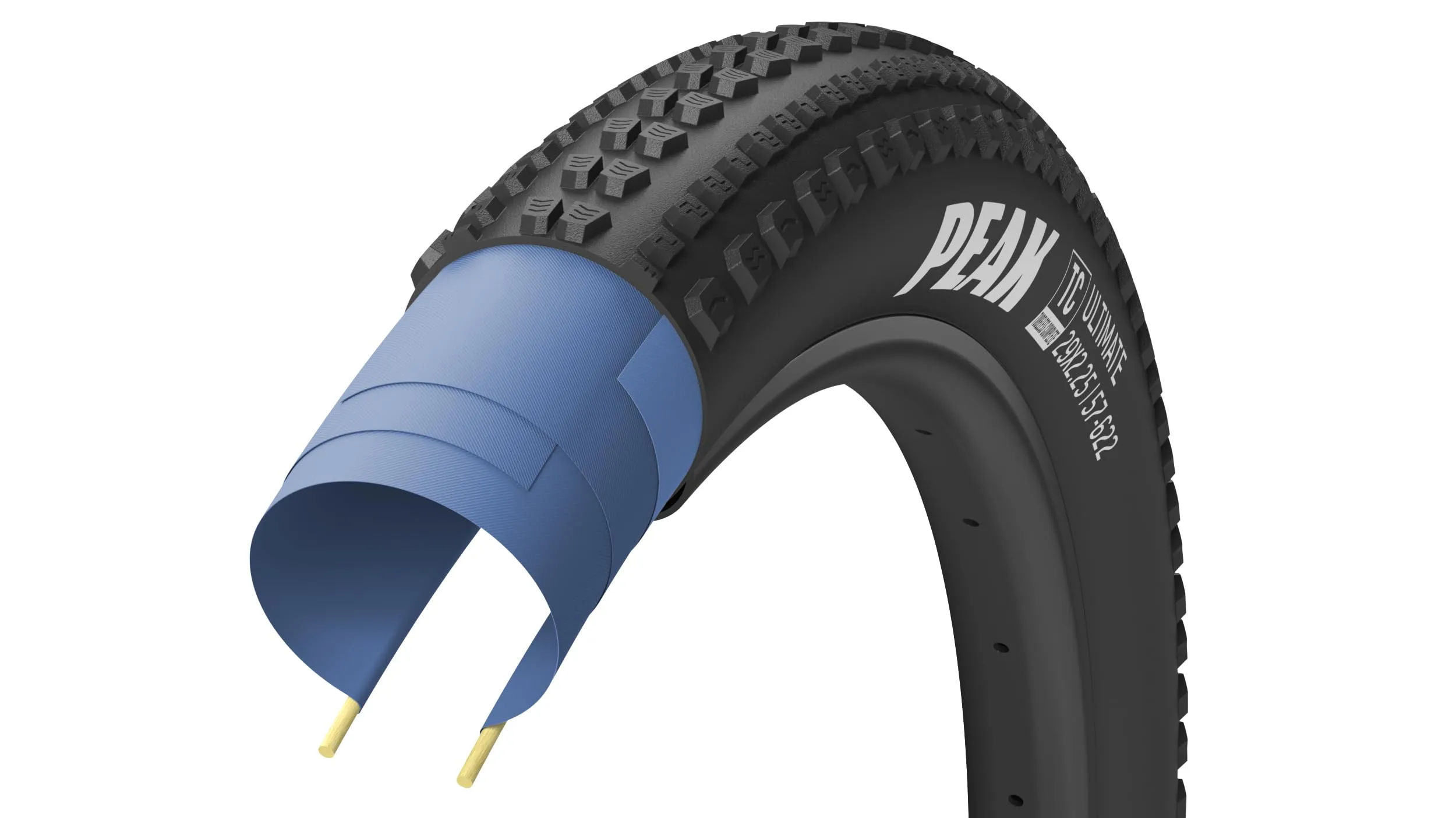 Goodyear Peak Tubeless Ready Mountain Bike Tire 27.5'x2.25 & 29'x2.25 - Dynamic A/T Ultimate