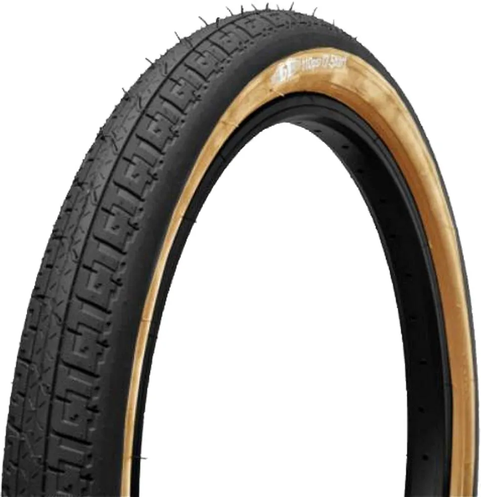 GT Bicycles 2019 LP-5 Bicycle Tire 20 x 2.2 in Black/Tan - Non-Directional Tread, Quick Release