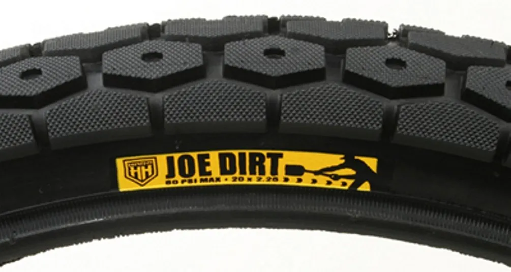 Haro JoeDirt Wire Bead Tire 20 x 2.25 - Versatile Dirt/Street Tread Design for Optimal Performance