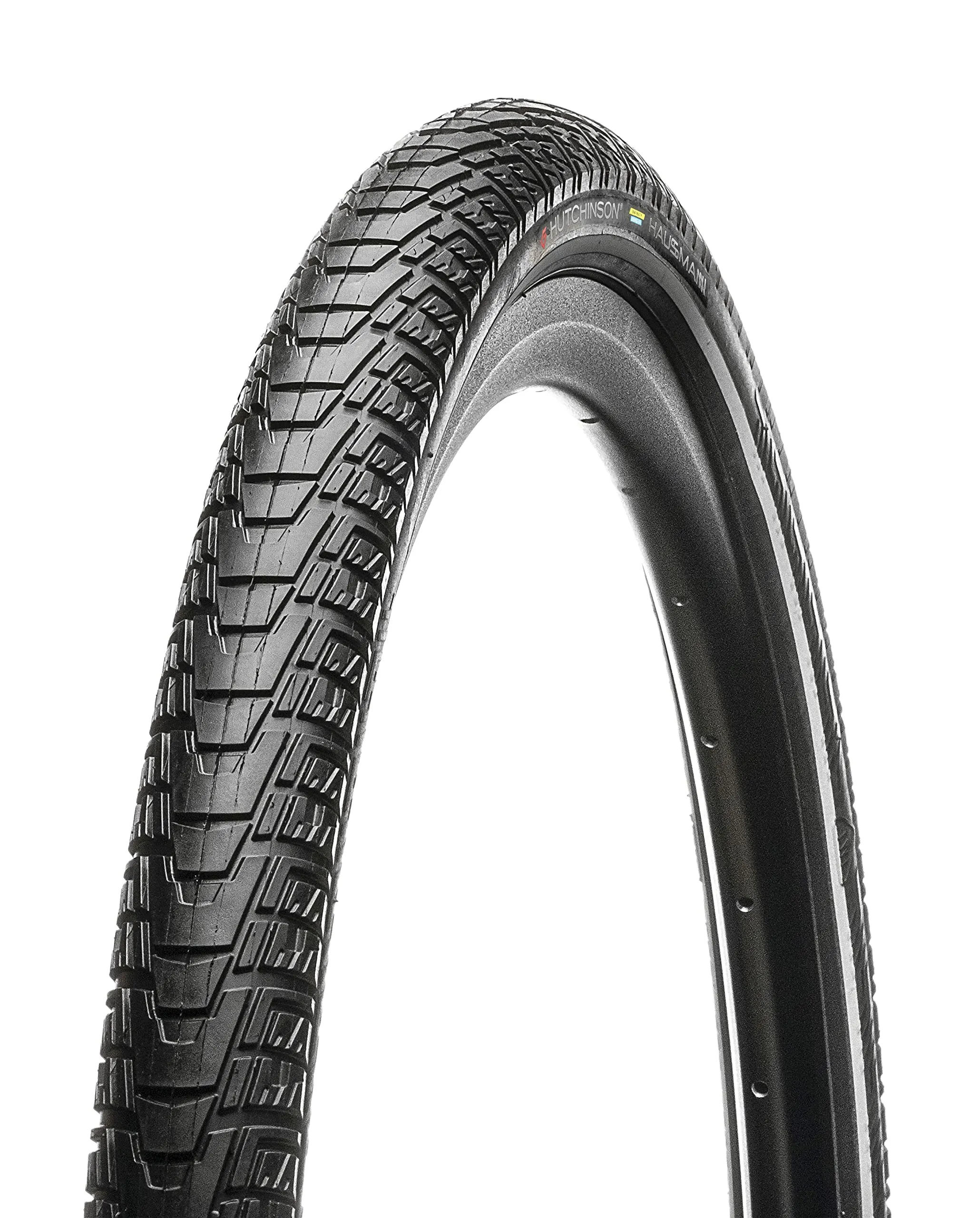 HAUSSMANN Urban Bicycle Tyre 700x50 - Comfort, Handling & Puncture Resistance - Black Skinwall