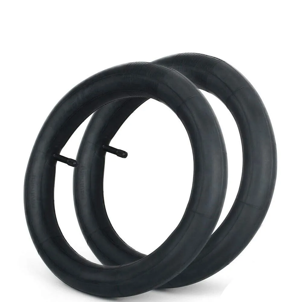 Heavy-Duty Bicycle Inner Tubes 2 Pack, 12'/12.5' Size, 32mm Schrader Valve, Puncture Resistant