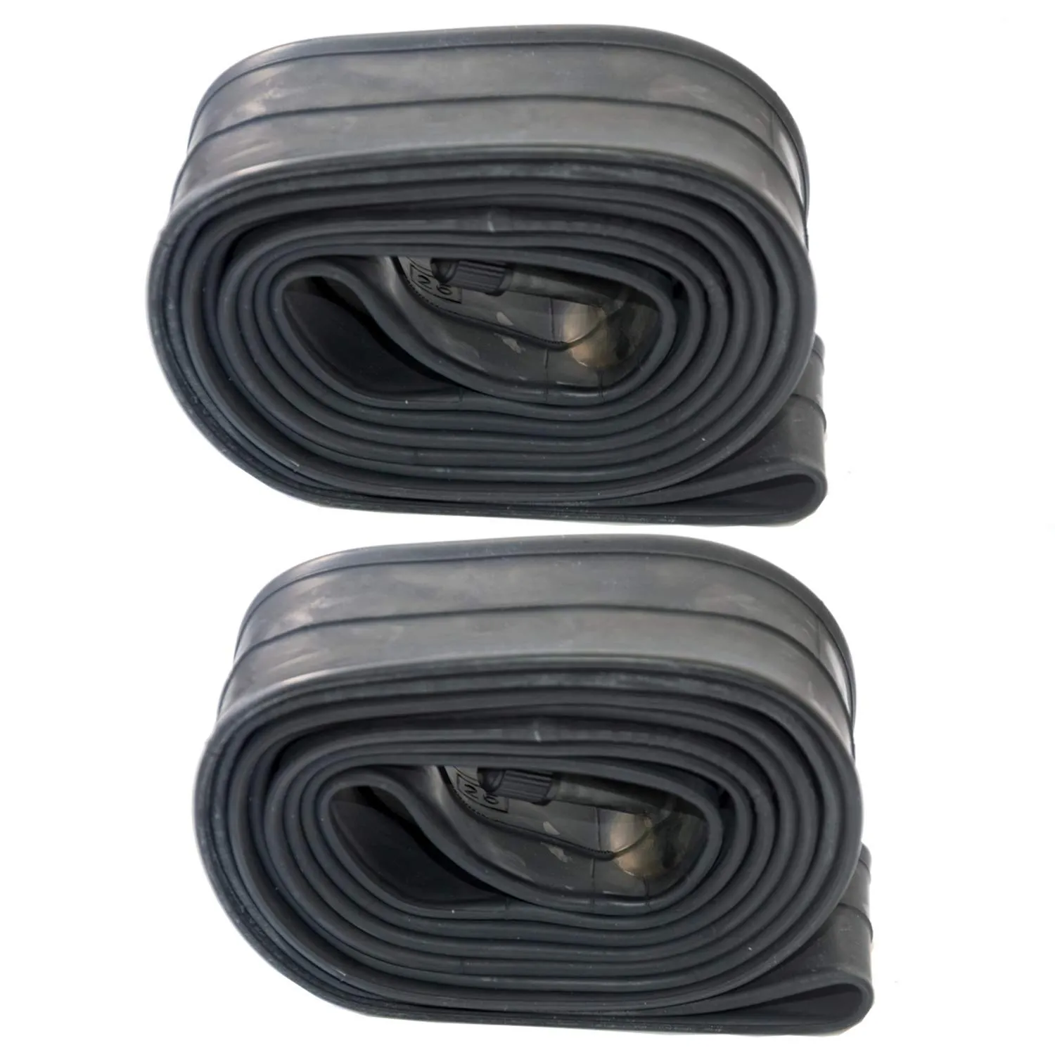 Heavy Duty 16 Inch Bicycle Tube 2 Pack - 1.75-2.125 Size with 32mm Schrader Valves, Great for MTB