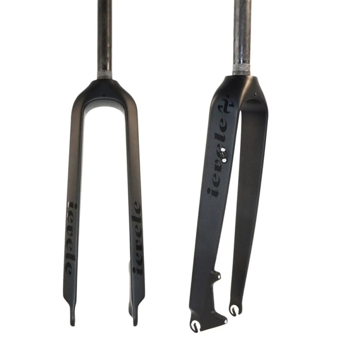 High-Performance 26' 27.5' 29' Carbon Fiber Bike Fork – Ultralight, Disc Brake, 1-1/8' Steerer Tube, Black