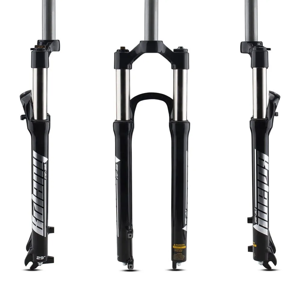 HIMALO Mountain Bike Spring Suspension Fork 26/27.5/29' 80mm Travel, Disc Brake, Quick Release, Black