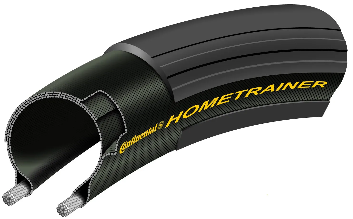 Hometrainer Reifen 28'' faltbar Schwarz 2020 - Continental 700 x 23mm Indoor Trainer Tire
