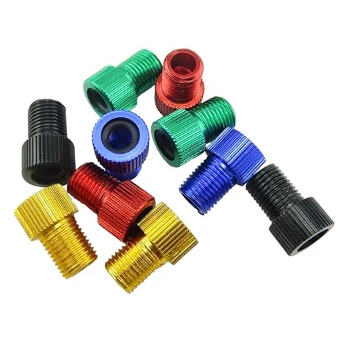 Honbay 10PCS Presta to Schrader Valve Adaptors - Aluminum Alloy Bike Tire Connectors