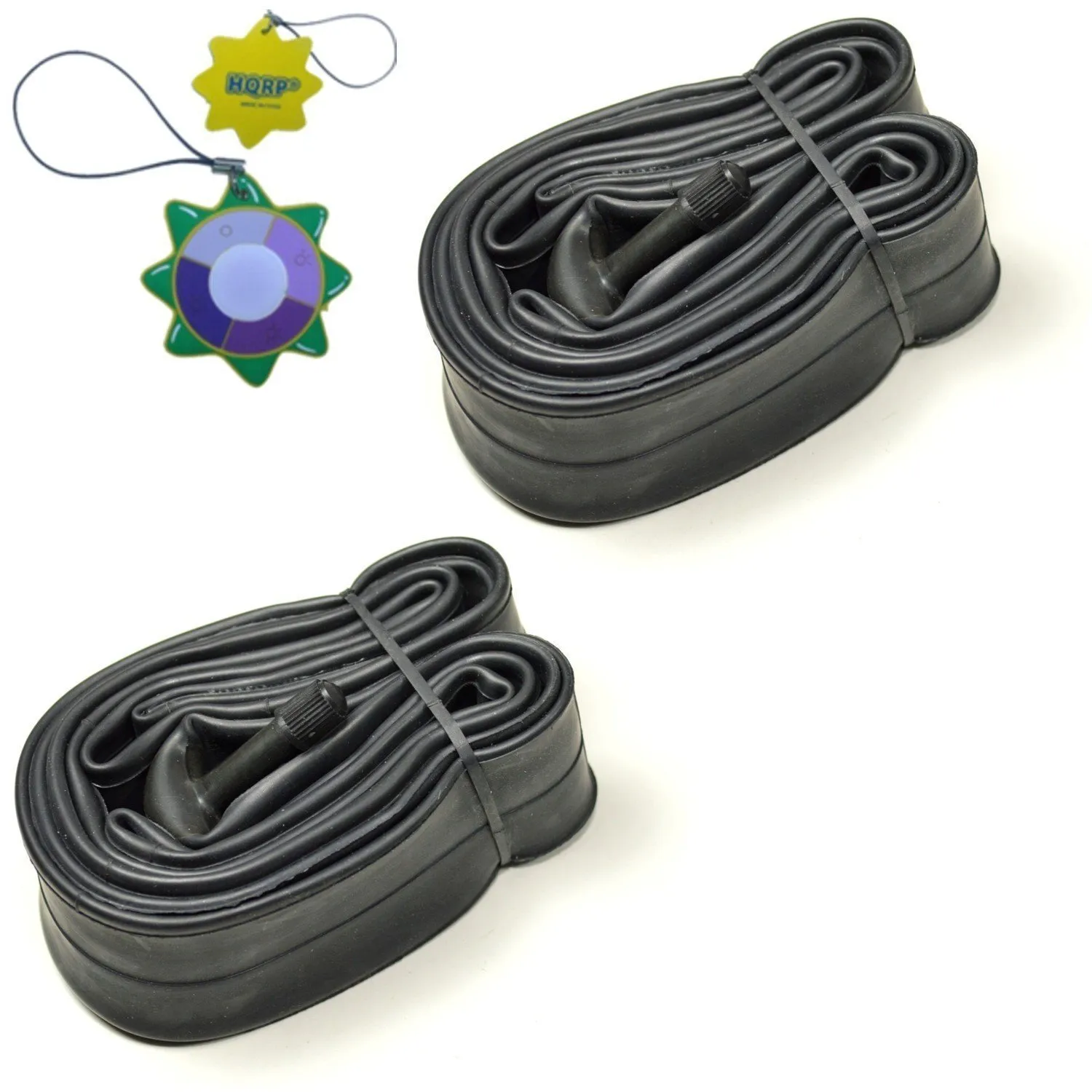 HQRP 2-Pack 26' Bike Tubes with Schrader Valve for Schwinn Classic, Tango, Town & Country