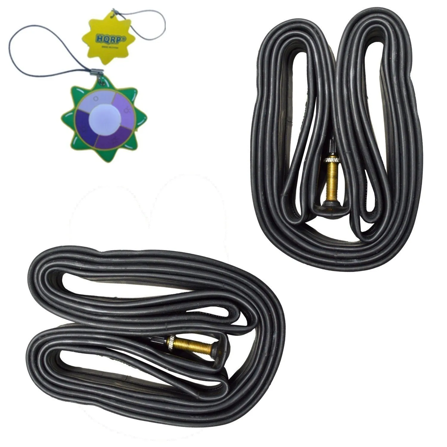 HQRP 2-Pack 700c Bike Tubes Presta Valve for Giant FastRoad, Escape, Cypress, and More