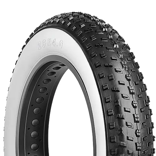 Hycline Fat Bike Replacement Tire 20x4.0/26x4.0 Inch Puncture Resistant Folding MTB Tires