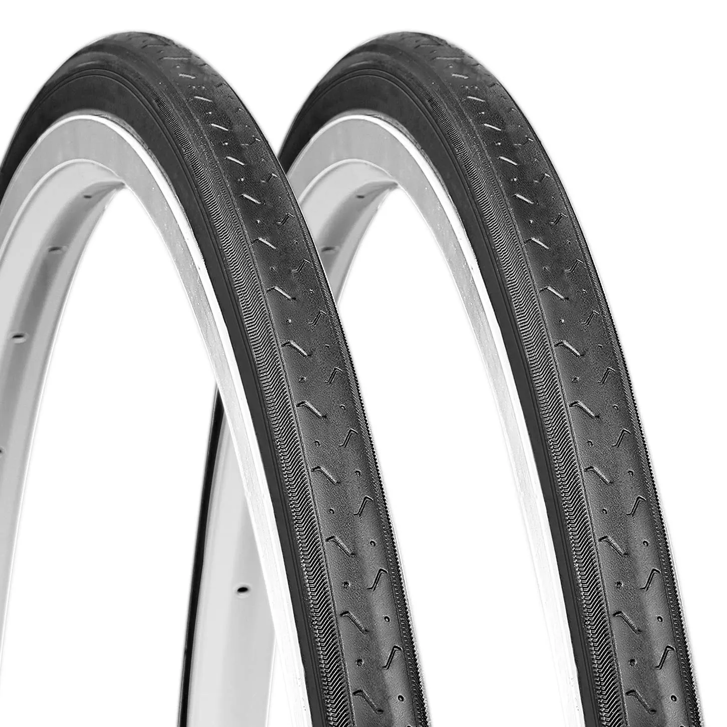 Hycline Road Bike Replacement Tire 700x25C - Puncture-Resistant Folding Tires for City Commuting