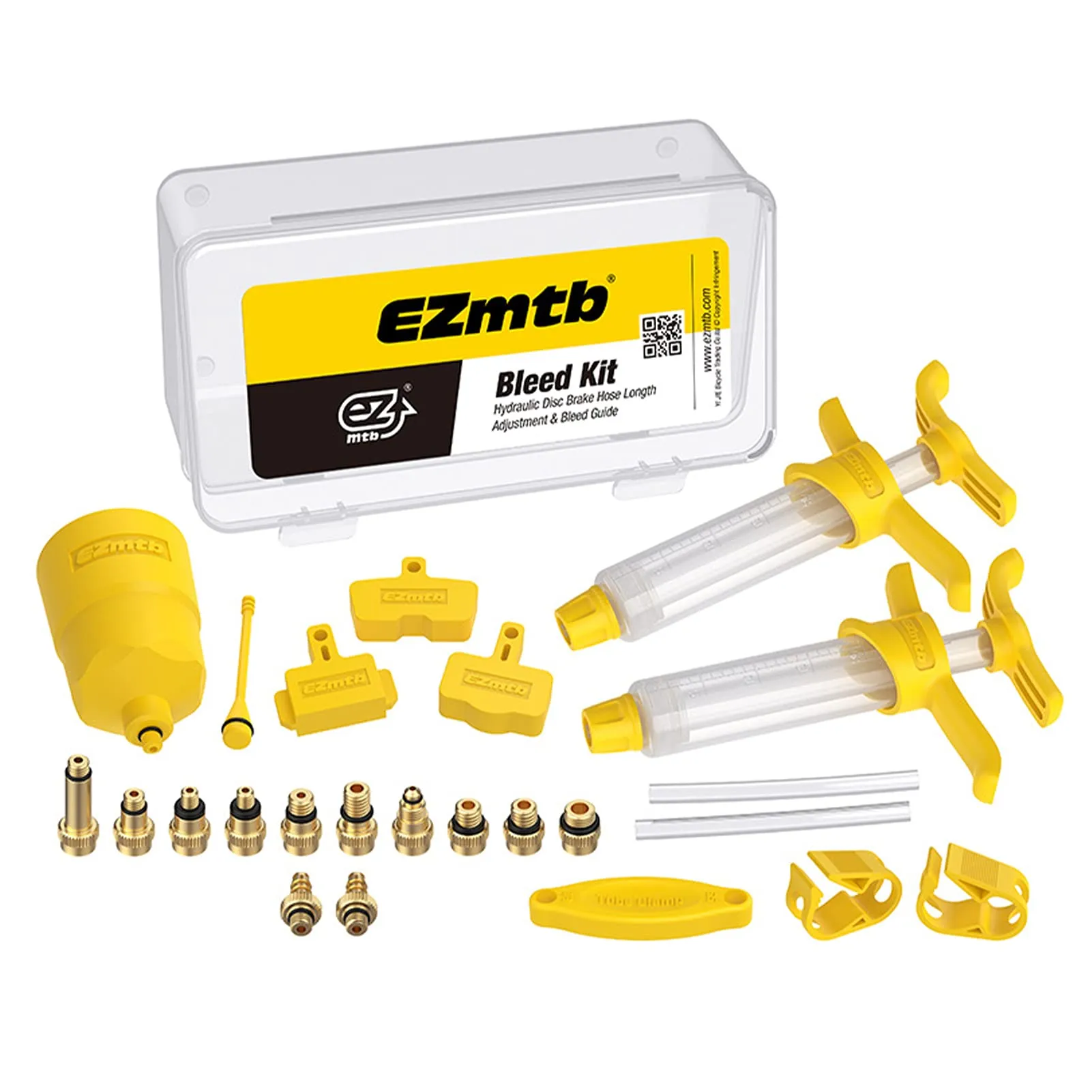 Hydraulic Brake Bleed Kit for Shimano, MAGURA, TEKTRO, SRAM - 2000-2021 Compatible Tool