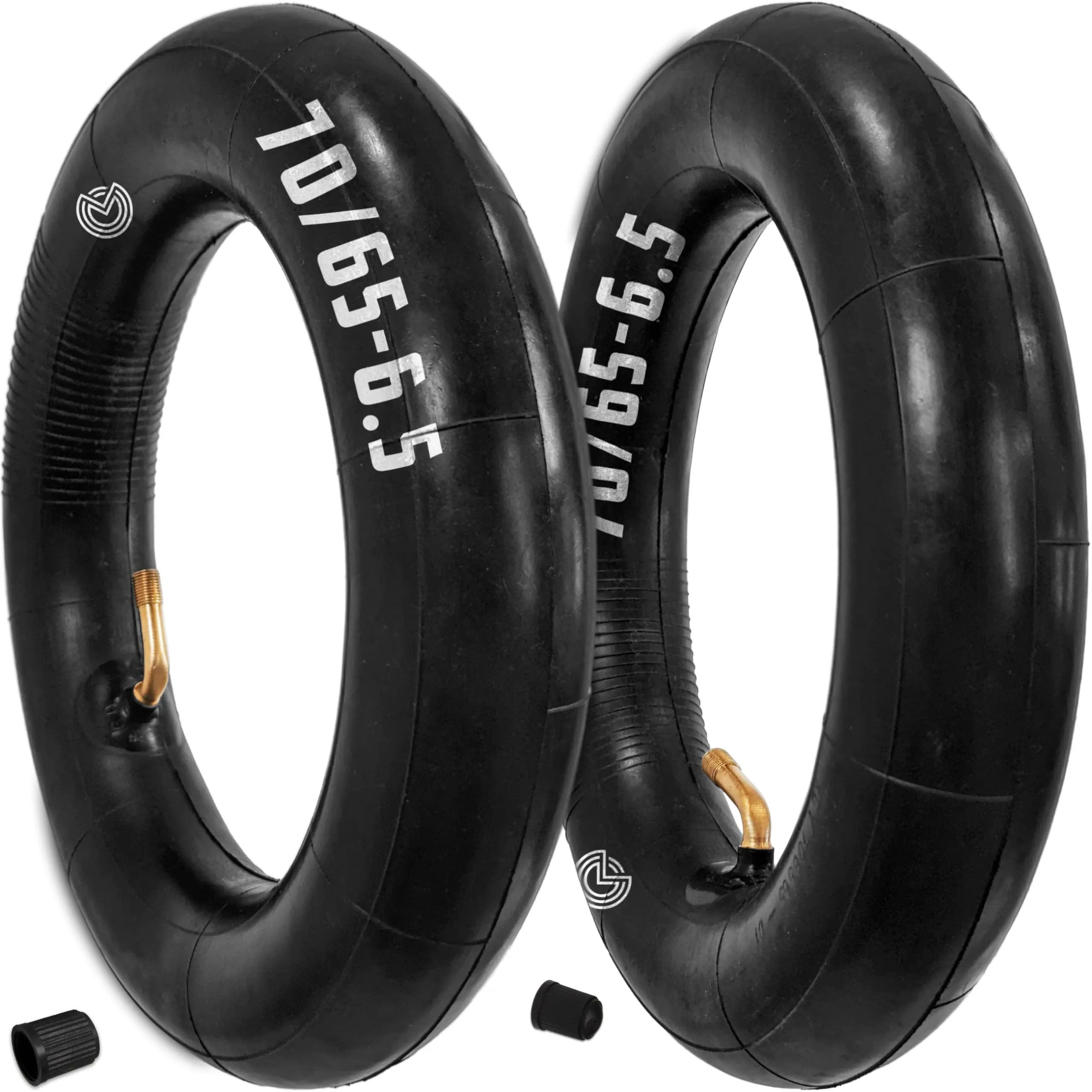 Inner Tube 70/65-6.5 with Angled Valve for Electric Scooters, Hoverboards, Mini Scooters