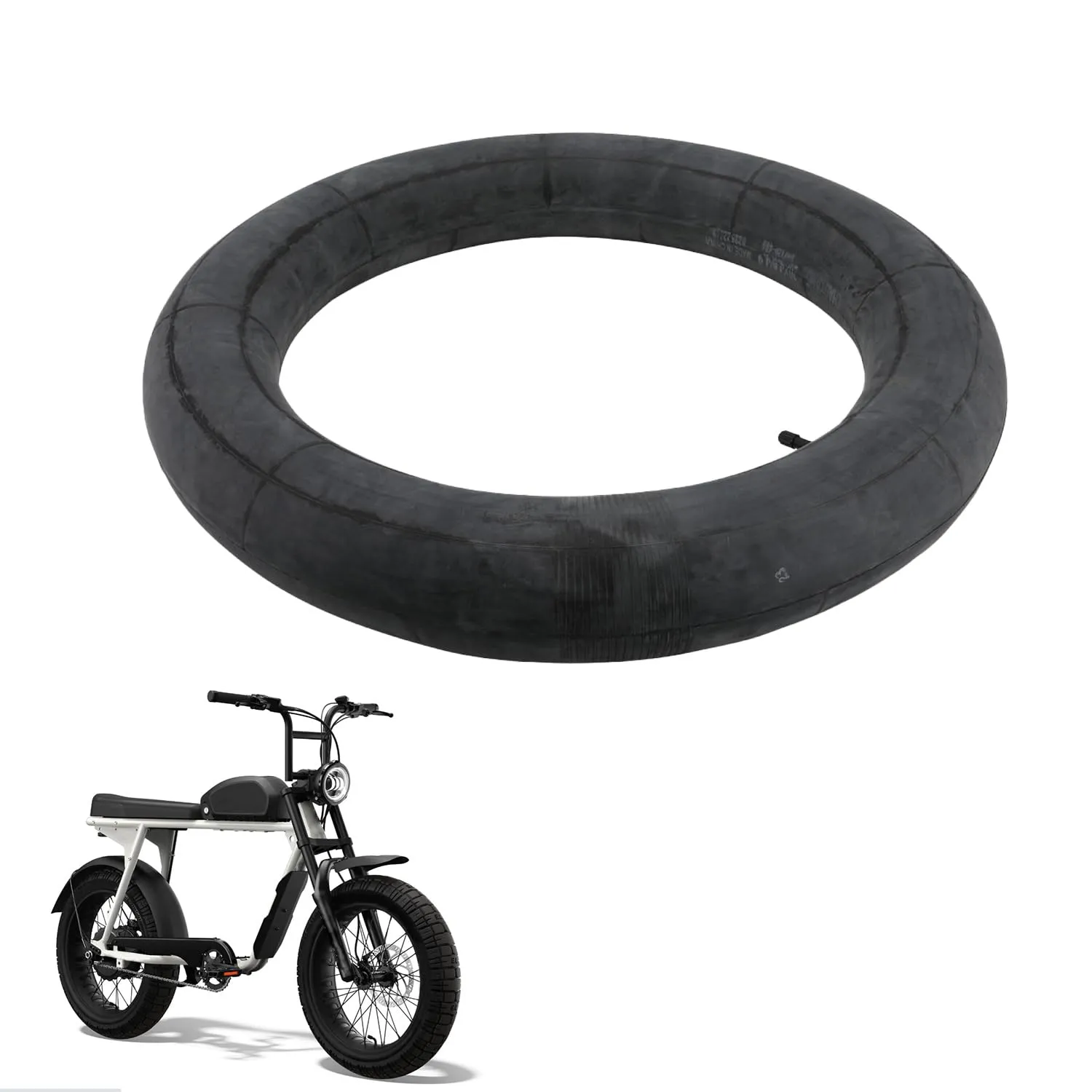 Inner Tube for Super 73 - 4.00/4.90-20 Replacement Tube for S1/S2/RX - High-Quality Rubber