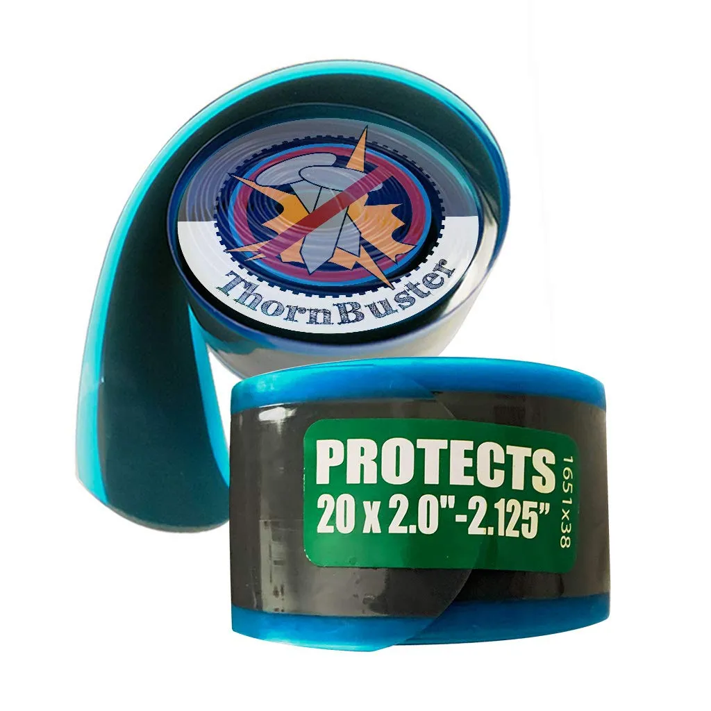 Inner Tube Protecting Bicycle Tire Liner Green 20 x 2.0-2.125” for BMX Bikes - Stop Flats with Thorn Buster