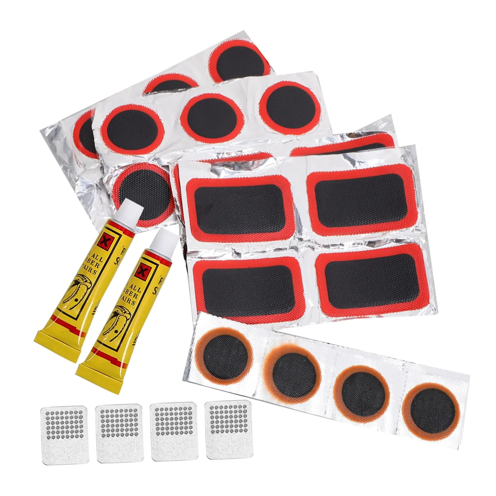 Inner Tube Repair Kit for Bikes - Durable, Easy-to-Use Bicycle Tire Patch Kit - Multicolor