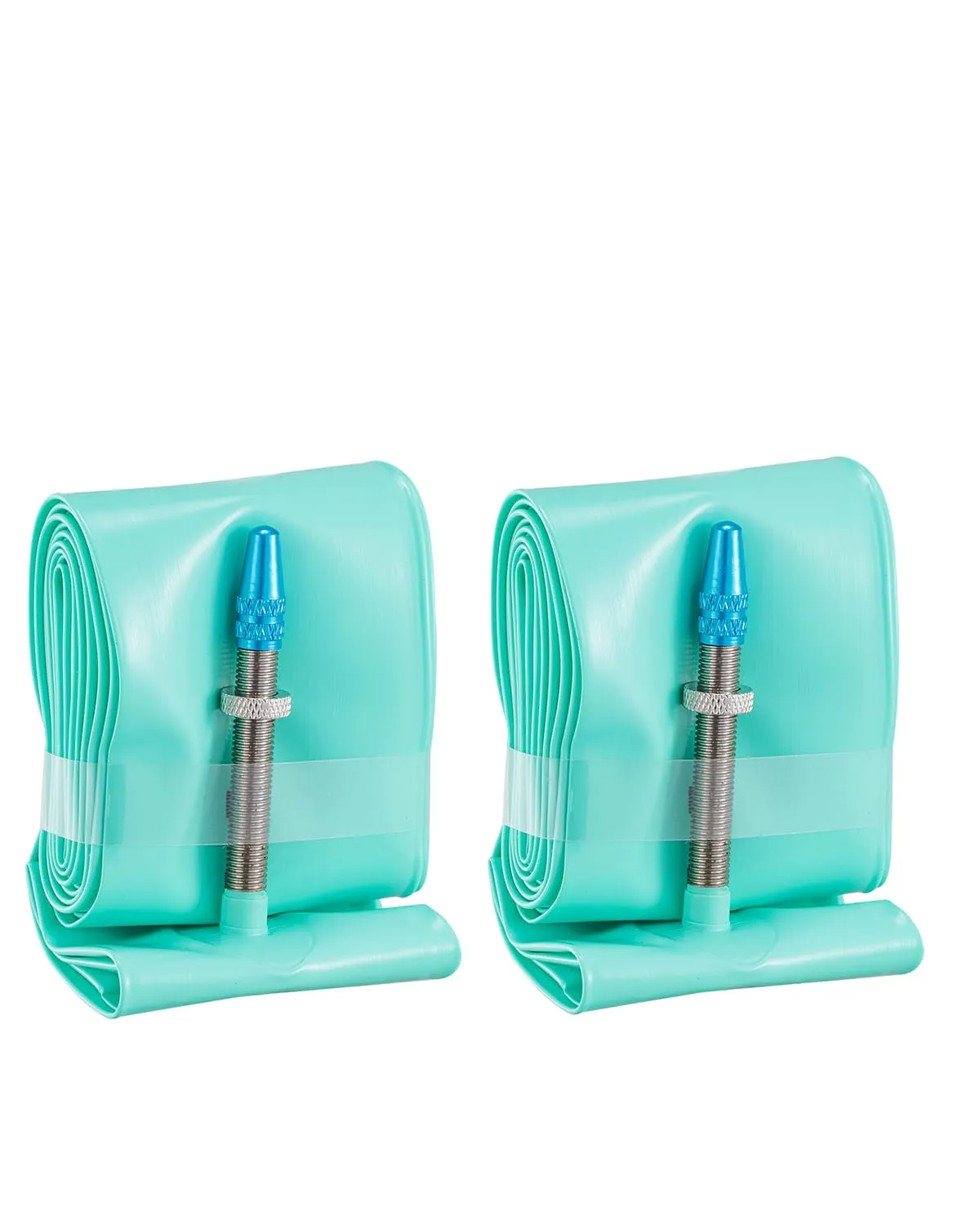 Inner Tubes for Bike Tires - 26 x 1.75-2.25 Presta Valves, Ultra-Light TPU with Repair Kit - 2 Pack