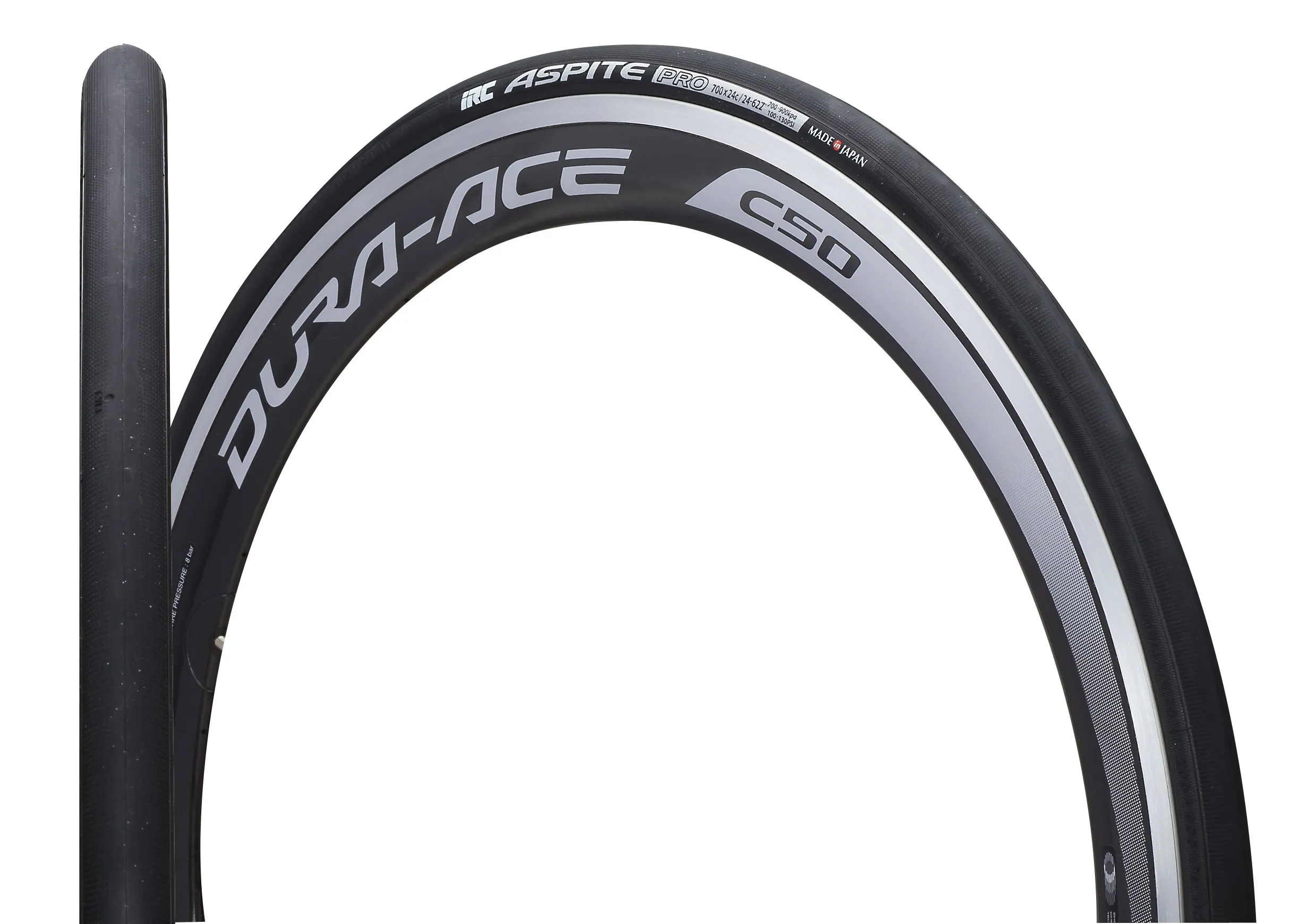 IRC Aspite Pro K Tire 700 X 26C - Black - Superior Puncture Resistance & Reduced Air Drag