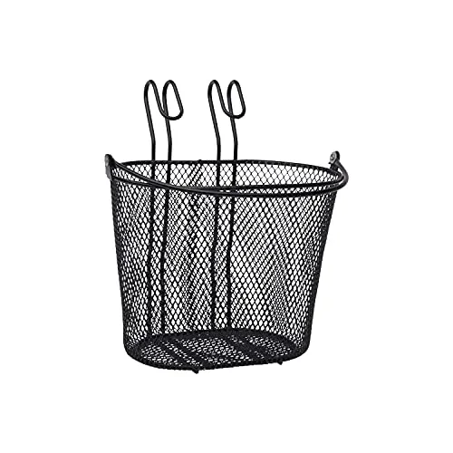 Jetson Electric Bike Front Basket - Black Iron, 10.6'x9'x11.4', Compatible with Bolt & LX10